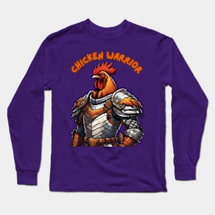 chicken warrior Long Sleeve T-Shirt